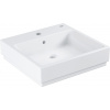 GROHE 3947800H CUBE CERAMIC 50 Umývadlo na dosku 50x49 cm,prepad a PureGuard,alpská biela 3947800H
