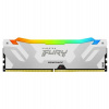 Kingston FURY Renegade/DDR5/64GB/6400MHz/CL32/2x32GB/RGB/White (KF564C32RWAK2-64)