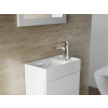 RAVAK VEDA Slim 400 keramické umývadielko Bez prepadu 40x22cm, biele + CLEANER čistič XJX01240000