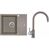 Set Sinks G1654XC (dřez Linea 600 XC Truffle 54 + baterie Vitalia Truffle 54)