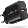 AXAGON ACU-QC18, nabíječka do sítě 18W, 1x port USB-A, QC3.0/AFC/Apple, černá