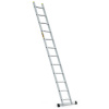 Hliníkový rebrík 1x12 priečok jednodielny DRABEST DP-12 PRO