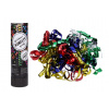 Párty konfety vystreľovacie Špirály 15 cm v tube karneval