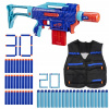 NERF ELITE 2.0 SÚPRAVA STORMCHARGE WILD EDITION + VESTA + 30 ŠÍPOK