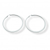 Ewena Náušnice ocelové kruhy 6 cm + dárkové balení