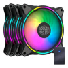 CoolerMaster Cooler Master ventilátor MasterFan MF120 Halo 3in1, 3x120mm, ARGB, černá MFL-B2DN-183PA-R1
