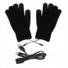 Rukavice - 2x USB vyhrievané rukavice pre mužov a (Rukavice pletené husté teplé izolované fleece)
