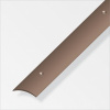 ALFER - profil prechodový oblúk dierovaný PVC hnedý 1000x30x5mm