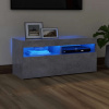zahrada-XL TV skrinka s LED svetlami betónovo-sivá 90x35x40 cm 804386