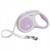 Flexi Automatické vodítko New Comfort S, páska 5 m, ružové