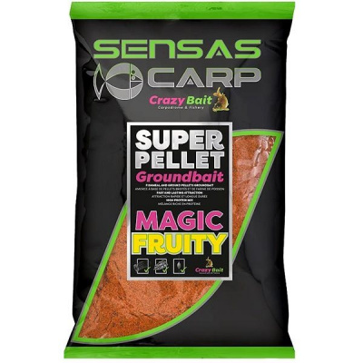Sensas Super Pellet Groundbait Magic Fruity 1 kg