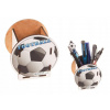Organizér na písací stôl na pastelky 3D futbalová lopta peračník darček EKO