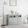komoda Betonově šedá Dřevěný materiál 116 x 30 x 75 cm Šedá 3333879