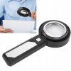 LUPA NA ČÍTANIE 8X 20X ZVÄČŠOVACIE SKLO S LED PODSVIETENÍM NABÍJANIE