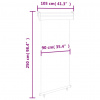 vidaXL Bočná markíza na balkón 100x250 cm, hnedá - Hnedá - 254265-270052