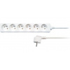Solight predlžovací prívod, 6 zásuviek, biely, 1,5m PP60