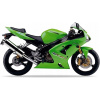 NÁLEPKY NA MOTOCYKEL JUULA PRE KAWASAKI ZX 6R 2003 ZELENÁ 7F