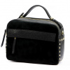 Dámska kožená crossbody kabelka čierna na rameno Luka 25-062