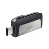 AppleMix Flash disk 256 GB SANDISK pre Apple iPhone / iPad / MacBook - USB-C / USB-A - kovový - strieborný