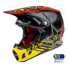 FLY RACING přilba FORMULA CC ROCKSTAR, (černá,červená/žlutá, vel. XS)