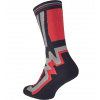 Knoxfield Long Unisex ponožky 03160041 čierna/červená č.39
