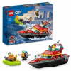 LEGO® CITY 60373 Hasičská záchranná loď a čln