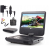 Prenosný 12V 230V DVD Mp3 USB Kryt Príslušenstvo Káble VEĽKÁ OBRAZOVKA 7