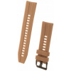 1Mcz Dvojka Silikónový športový remienok s univerzálnou osičkou 22mm hnedá