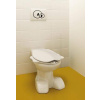 Geberit Kind - Detská WC doska s integrovanými opierkami, biela 573360000