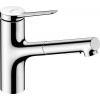 Hansgrohe Zesis M33, páková kuchynská batéria 150, vyťahovacia sprška, 2jet, sBox, chrómová, HAN-74821000