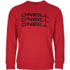 O'Neill TRIPLE STACK CREW SWEATSHIRT červená Pánska mikina XXL