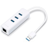 TP-Link UE330 - USB 3.0 3-portový hub & gigabitový ethernet adaptér 2 in 1 USB adaptér