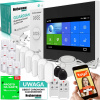 BEZDRÔTOVÝ ALARM 7x SENZOR POHYBU DVERÍ 5x OKNO GSM SYRENA TUYA WiFi