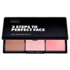Wibo 3 steps to perfect face paleta na kontúrovanie tváre Svetlá 10 g