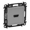 Legrand Slovensko, s.r.o. Valena Life - 753371 - Zásuvka HDMI typ A - Hliník