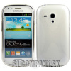 Silikónový obal Samsung Galaxy S III Mini – X Line – priesvitná