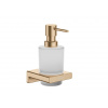 Hansgrohe Dávkovač mýdla AddStoris s držákem kartáčovaný bronz 41745140