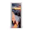 Fototapeta na dvere hory zima 75x205