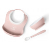 Baby Bjorn Súprava na kŕmenie detí BabyBjorn, 3 ks | Powder Pink