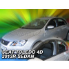 Deflektory komplet 4 ks pre SEAT Toledo, 2012-