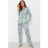 Italian Fashion Dámske pyžamo Sekvoj - bavlna Mätová S
