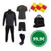 Rozhodcovský 7 kusový set Joma LINESMAN , sivá Veľkosť: M