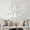 drevo zivota Drevený fotorámik na stenu HASIČ Farebný vzor: Biela, Veľkosť fotoramčiků: 15x21