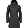 Dámska zimná bunda Columbia, LAKE 22 II DOWN LONG HOODED JACKET čierna,biela XS
