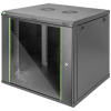Digitus DN-19 09U-6/6-EC-SW 19 nástenná rozvodná skriňa (š x v x h) 600 x 505 x 600 mm 9 U čierna, čierna (matná), čierna (RAL 9005); DN-19 09U-6/6-EC-SW