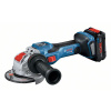 BOSCH GWX 18V-15 SC Akumulátorová uhlová brúska X-LOCK (2x8,0 Ah ProCORE) v L-Boxx
