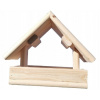 kŕmidlo pre vtáky, domček, búdka, kŕmidlo, 100% prírodné drevo, štýlové, krásne (Bird Feeder House Booth karmik 100% prírodné štýlové drevo krásne drevo)