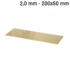 Mosadz plech 200x50x2,0mm