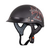 W-tec Moto přilba Black Heart V531 Iron Cross (Velikost: M (57-58), Barva: černá)