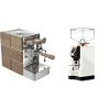Stone Espresso Mine Premium Wood + Eureka Mignon Perfetto, CR white